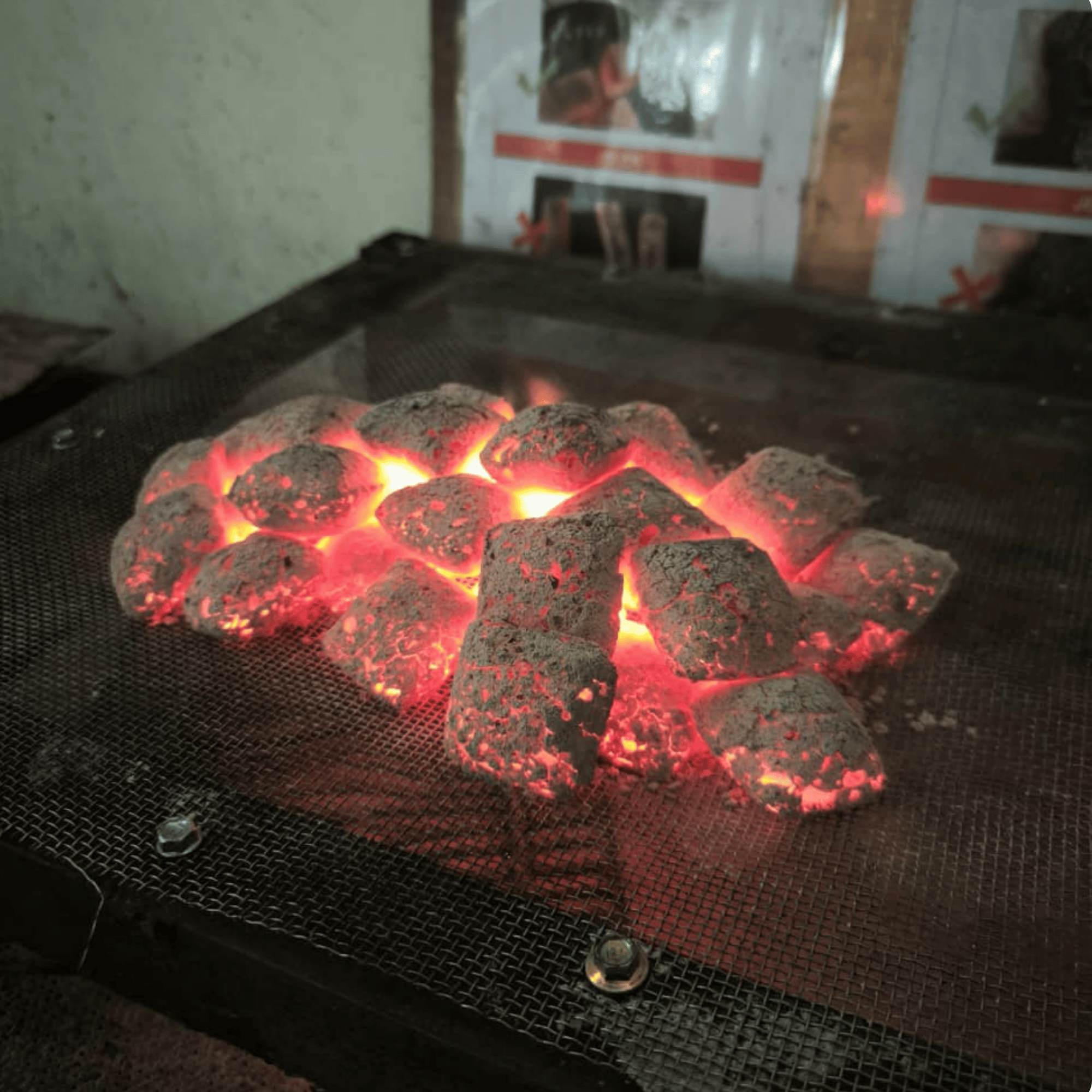 BBQ Charcoal Burning